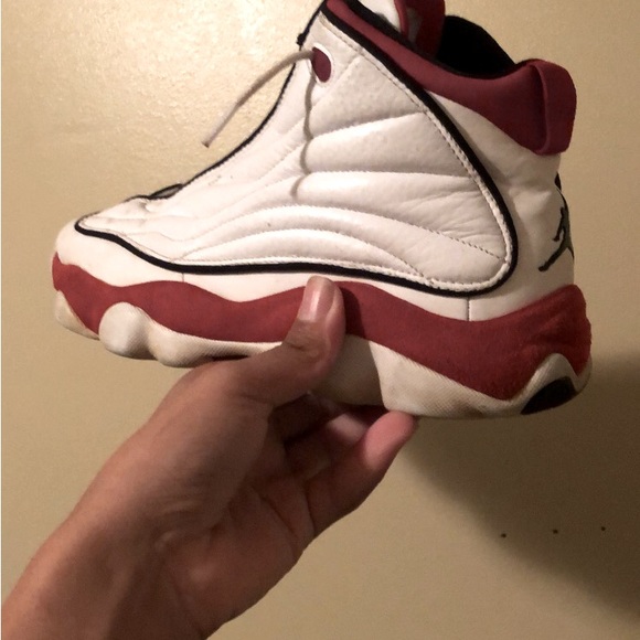 Jordan pro strong red,white